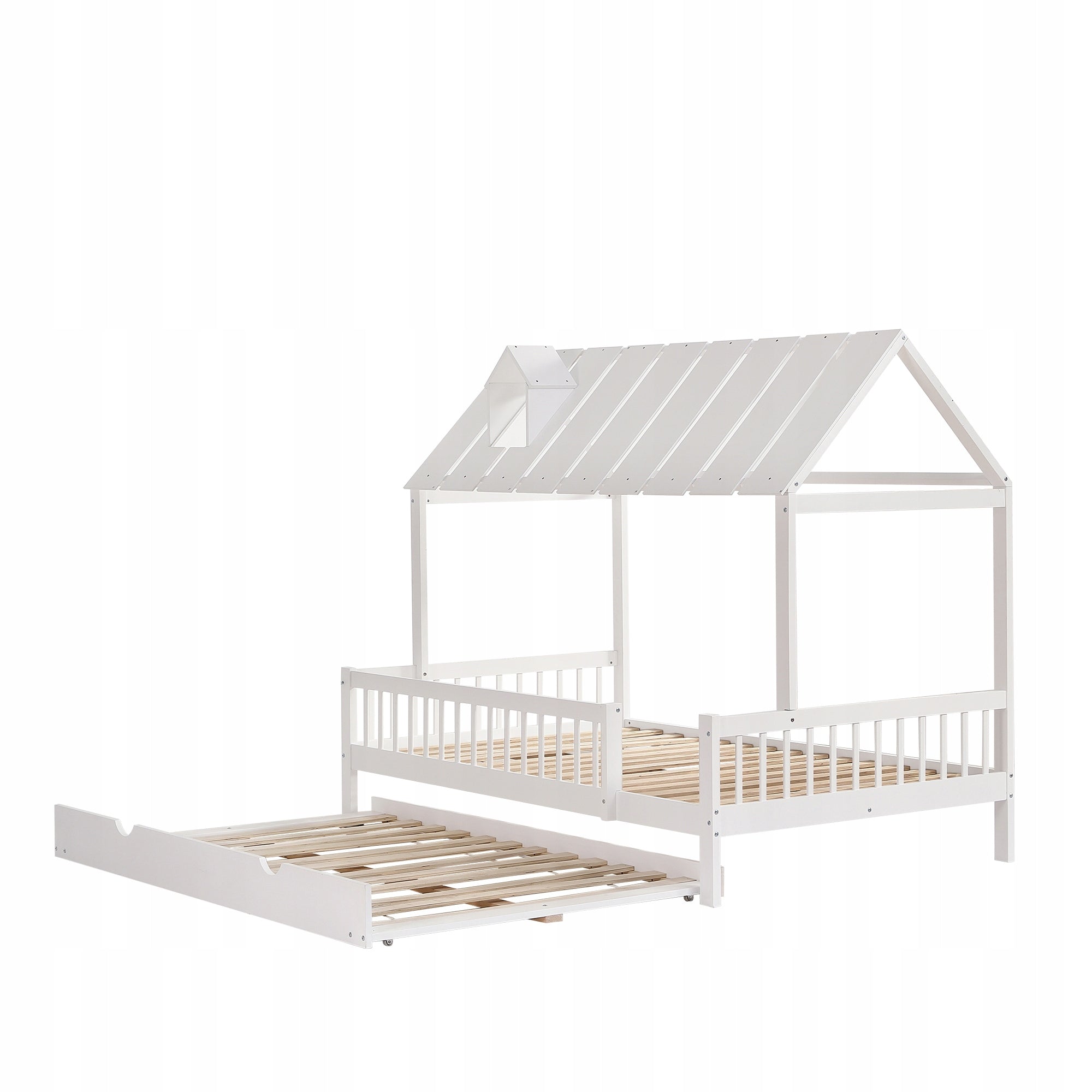 Letto singolo con cassetto e testiera - Xylo - 120x200 - Bianco