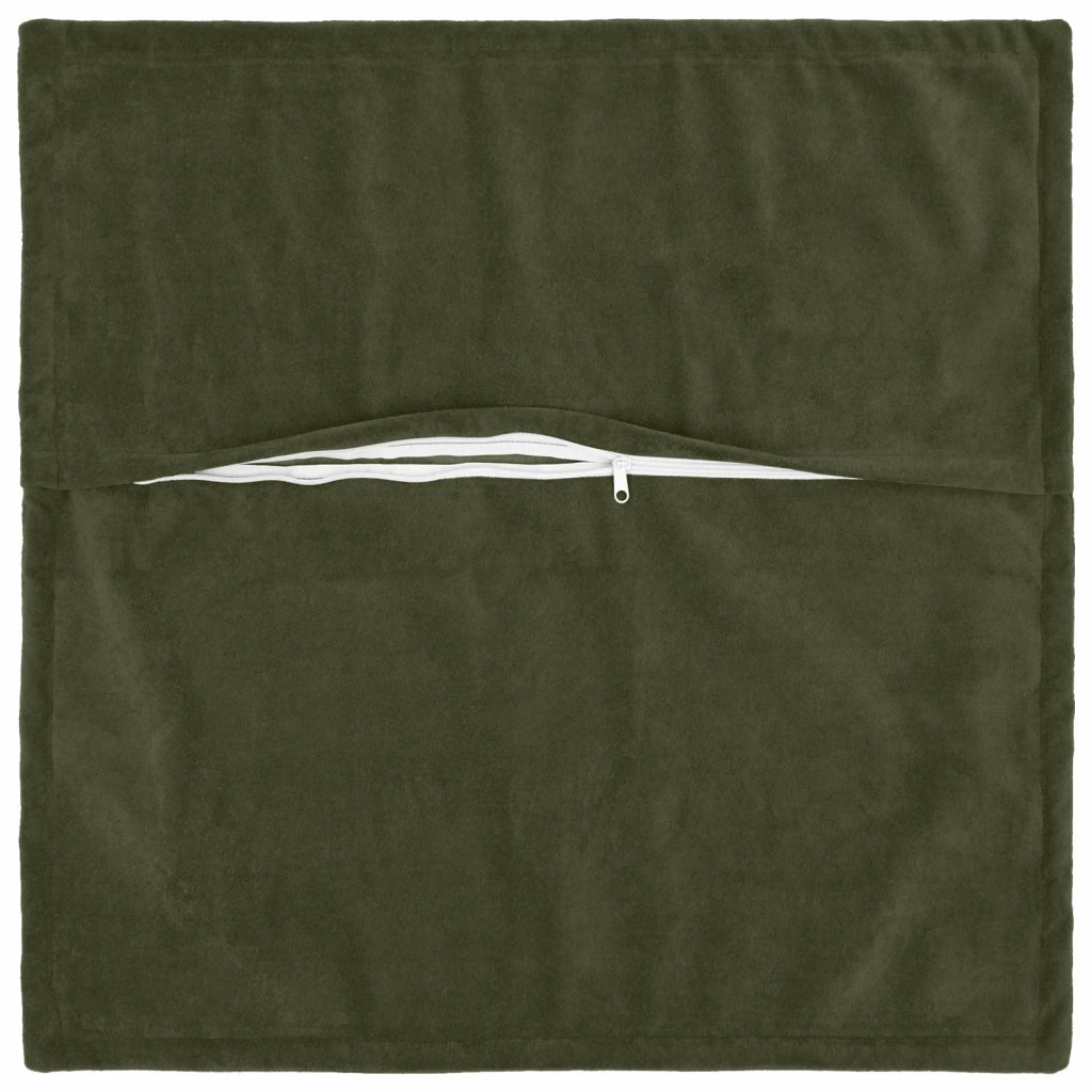 Federa 2 pcs HOUTEN Verde 35 x 35 cm Fleece in microfibra 916499
