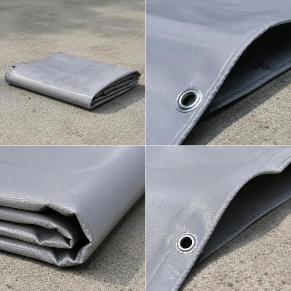 Tarpaulin 650 G/square Meter 4x6 M Grey