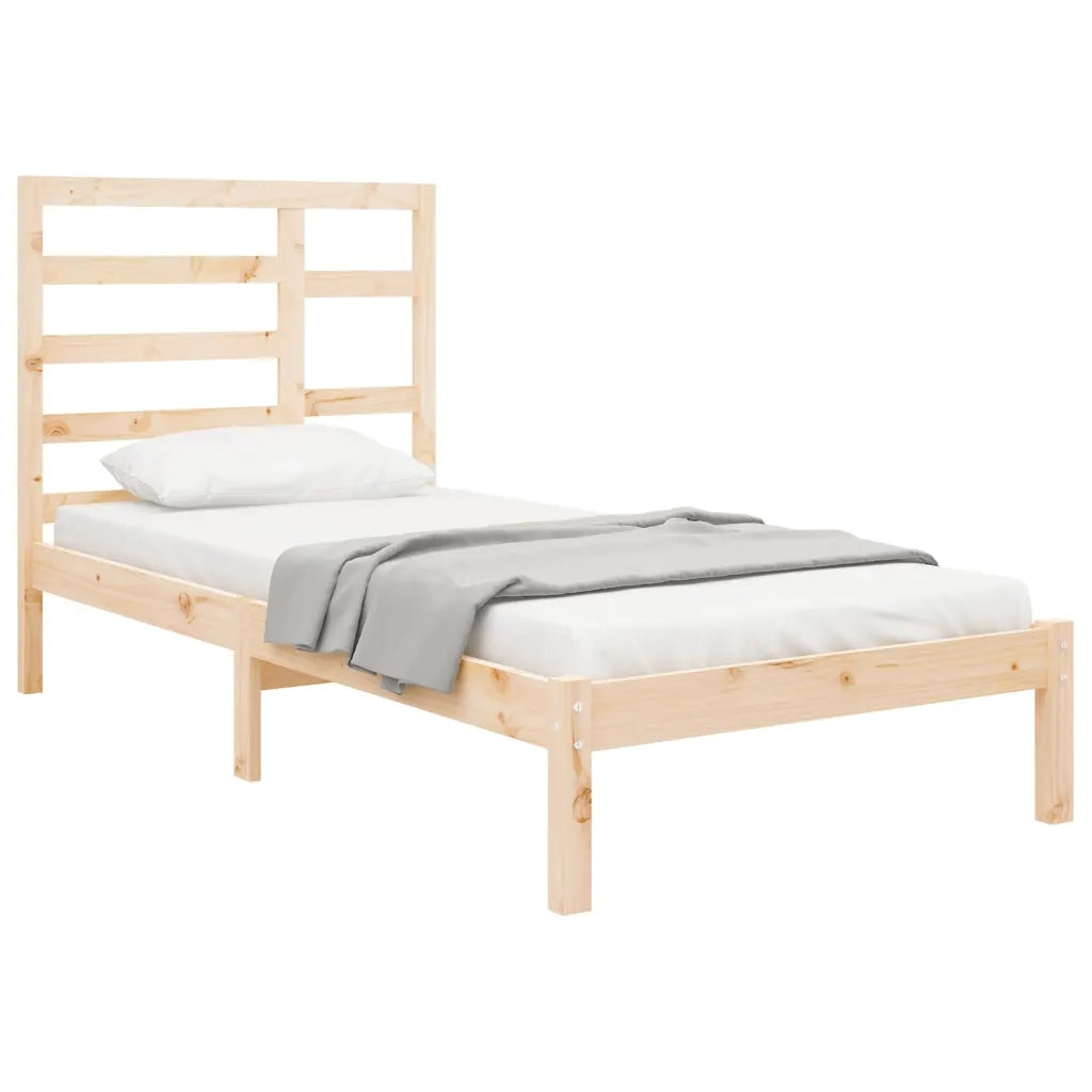 Giroletto-Struttura Letto in Legno Massello 75x190 cm Small Single 500069