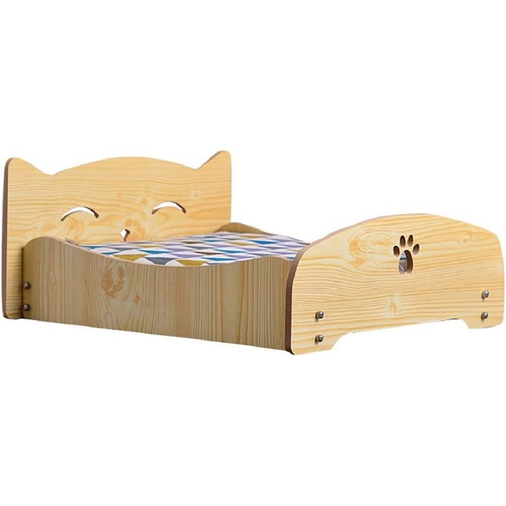 Trade Shop - Letto Per Gatti Cani Animali Piccola Media Taglia In Legno Universale 68x55x23cm -