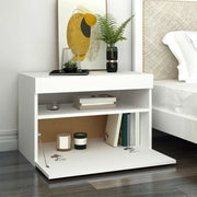 Mobile Porta TV con Luci LED Bianco 60x35x40 cm 804409