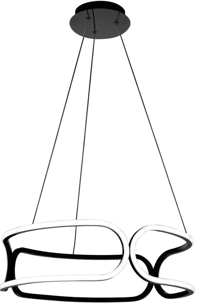 Lampada Da Soffitto Led App790-cp Trio Black