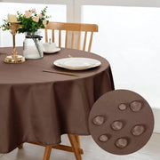 Tavolo Rond 150cm, Tovaglia Vetrificata Lava in Lavatrice, Tovaglie per Cucina, Giardino, Festa, Matrimoni o Uso Casalingo