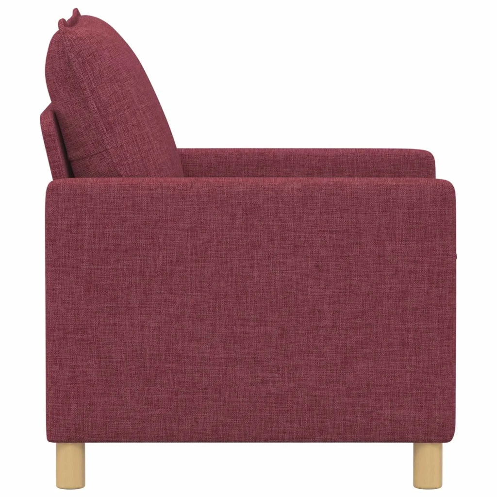 Divano Rosso Vino 76 x 81 x 87,5 cm Tessuto