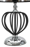 Lampada Da Tavolo Darky Silver Cm Ø28X44,5