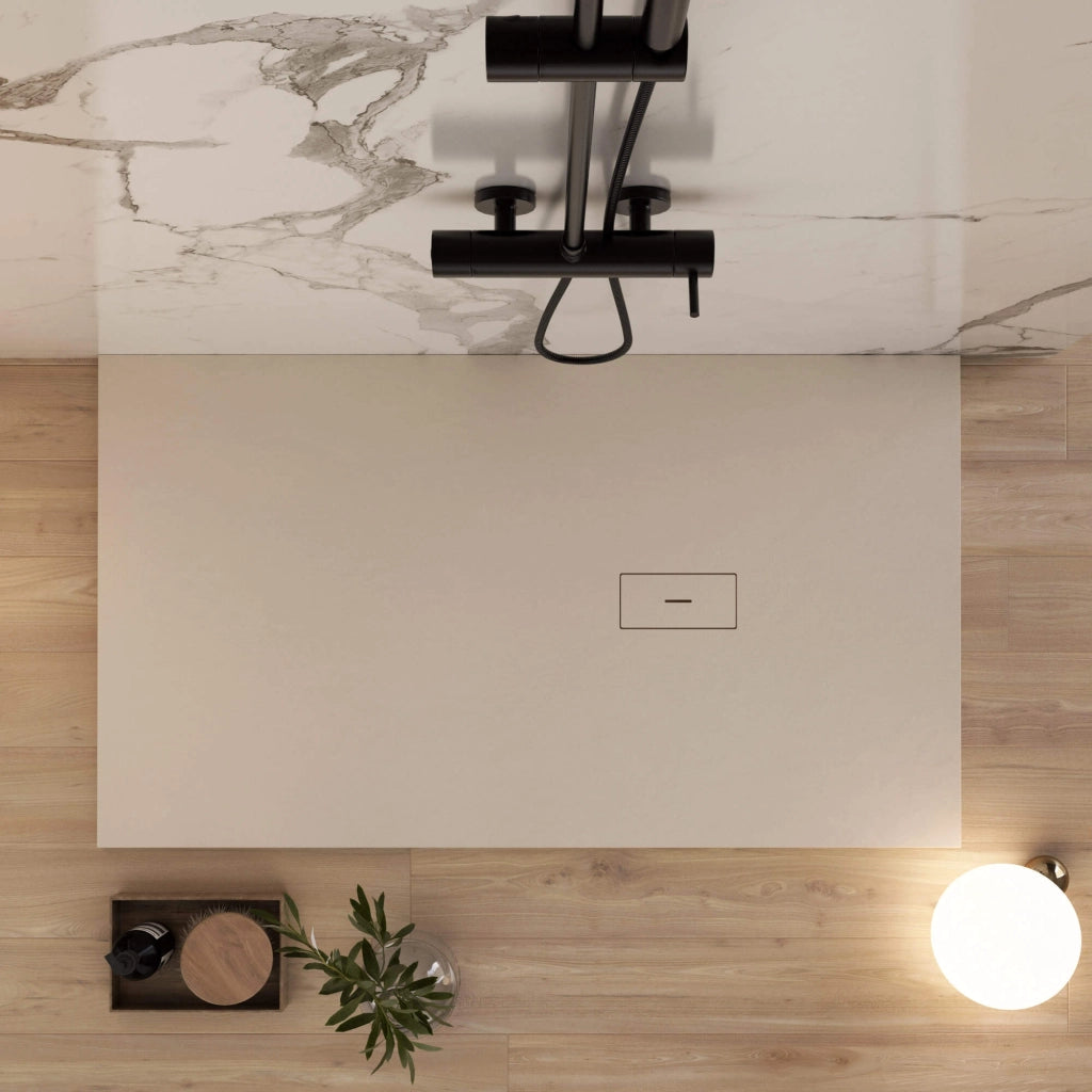 Piatto Doccia in Pietra 90x180 cm Bonussi Manila Crema
