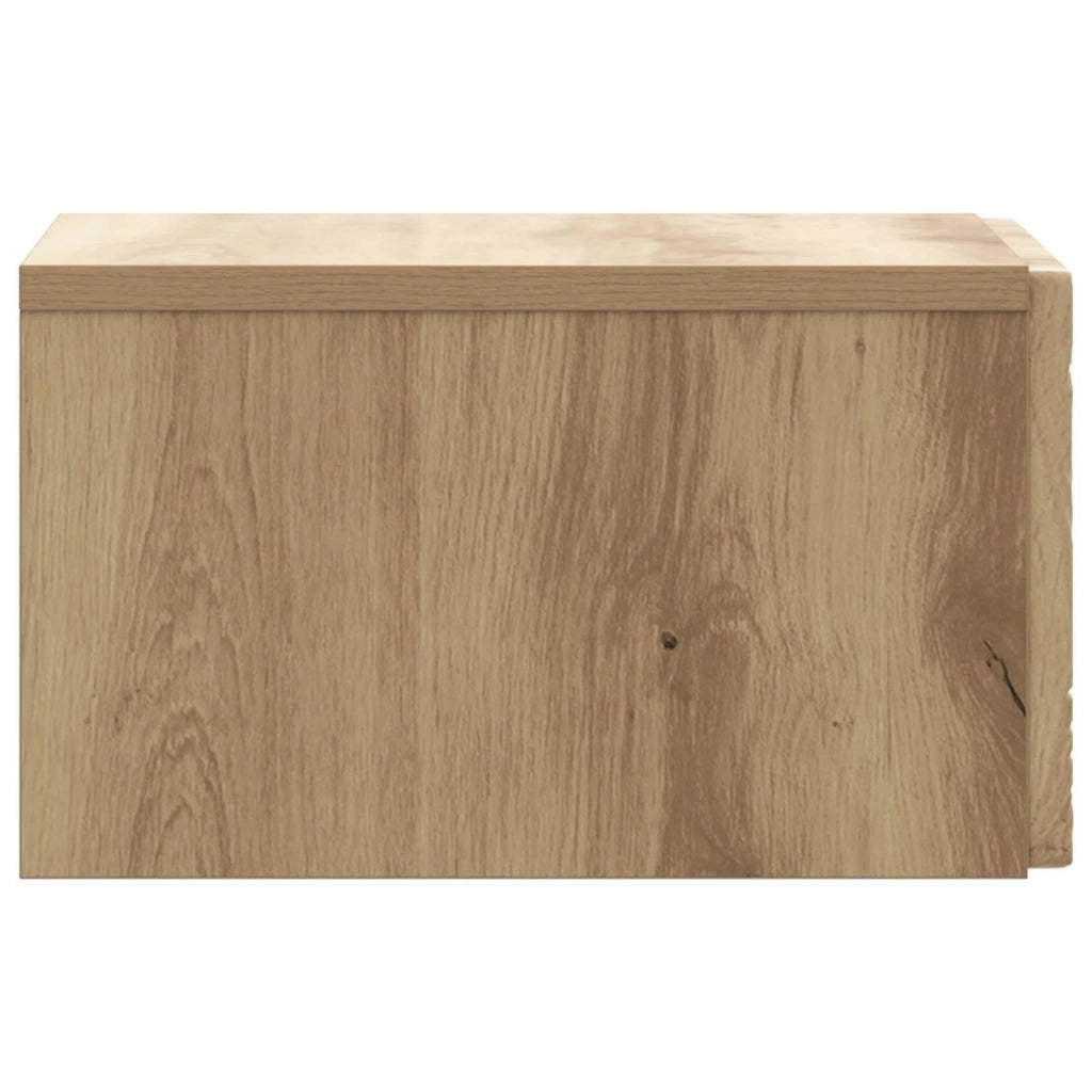 Mobiletto da notte a muro Rovere Artigianale 49 x 34,5 x 20 cm 898803