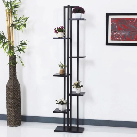 Sostegno per piante 150x34 cm - Nero - Decorativo e Funzionale Supporto per piante
