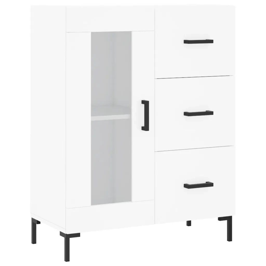 Credenza Bianca 69,5x34x180 cm in Legno Multistrato 3189509