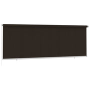 vidaXL Tenda a Rullo per Esterni 400x140 cm Marrone HDPE