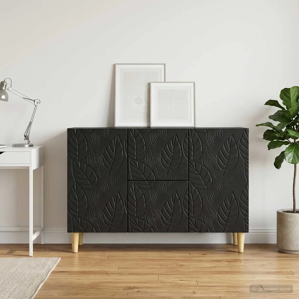 Credenza Nero 89 x 34,5 x 60 cm Legno ingegnerizzato 895116