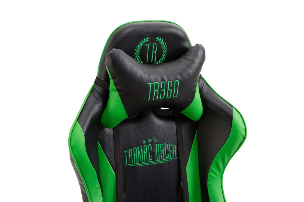 Poltrona gaming IGNITE in similpelle Nero/verde