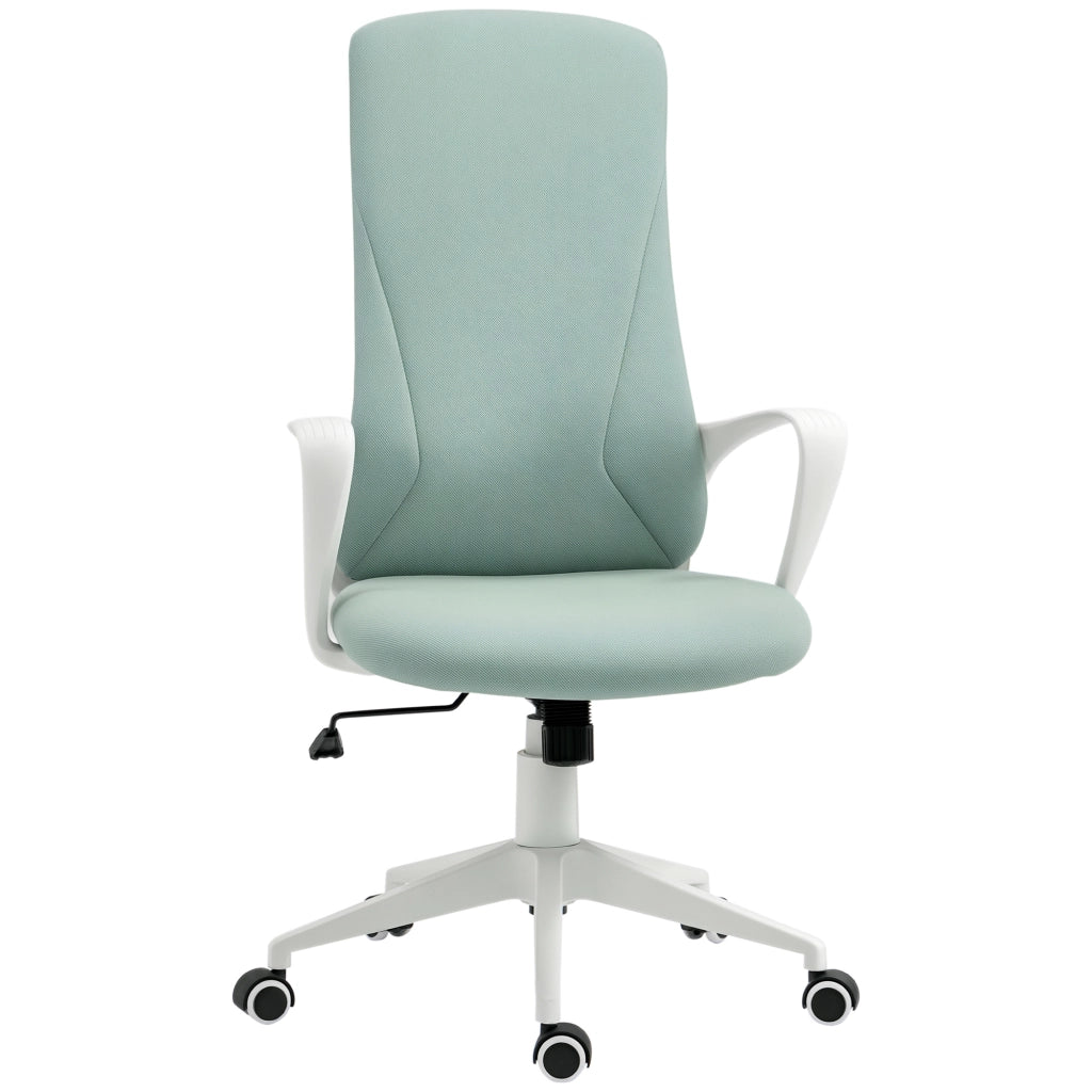 Sedia da Ufficio Ergonomica Imbottita con Schienale e Altezza Regolabile ¨C Minimal ¨C Verde 62x56x110-119.5 cm