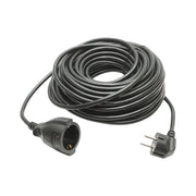 Cavo prolunga elettrico 20m H05VV-F 3x1,5mm nero con presa Schuko 16A/250V