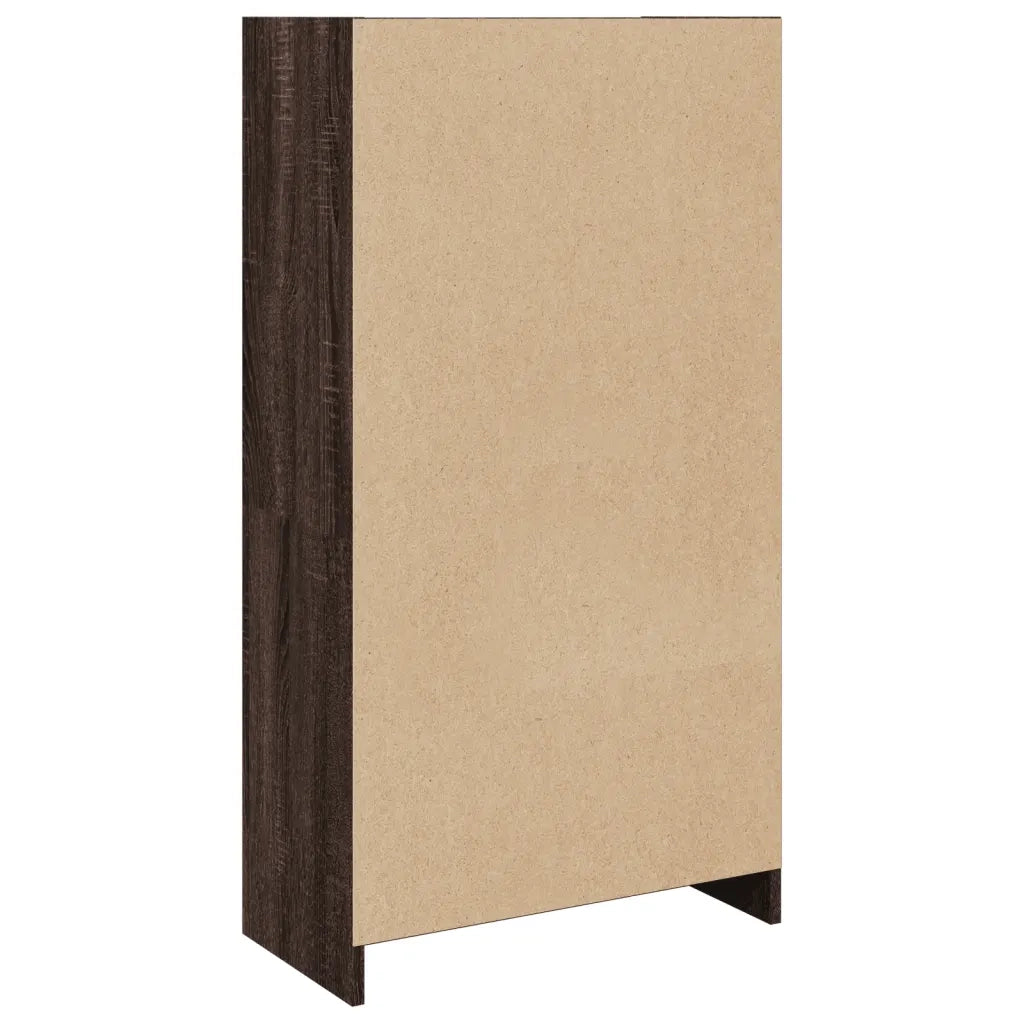 vidaXL Libreria Rovere Marrone 57x28,5x107,5 cm in Legno Multistrato