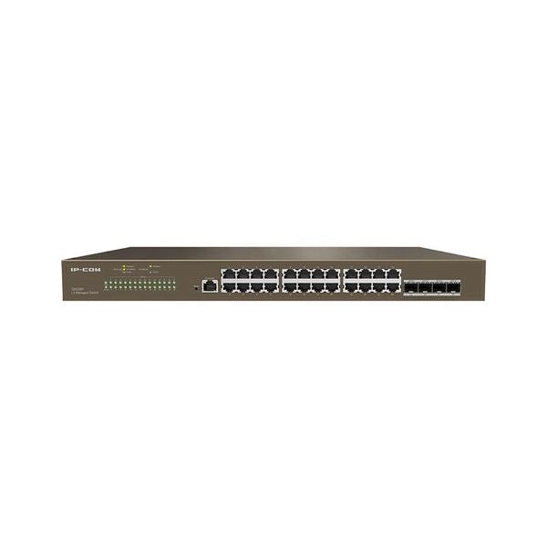 Switch ip-com g5328f 24p gigabit+4p sfp 1p console, l3 cloud managed