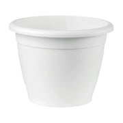 VASO COLORATO TONDO IN PLS NAXOS Vari Colori diam 18cm made in Italy FOTO REALE Color: BIANCO