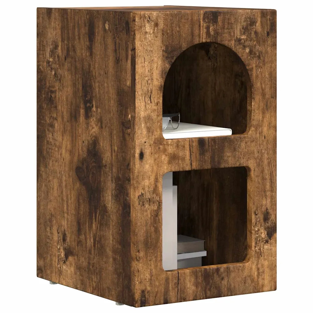 Comodino ELST Rovere fumé 29,5 x 33,5 x 50 cm 891234