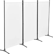 Tende per Giardino a Parete Fissa - 176x260 cm - Bianco - Acciaio e Poliester - Impermeabile - Design Discreto