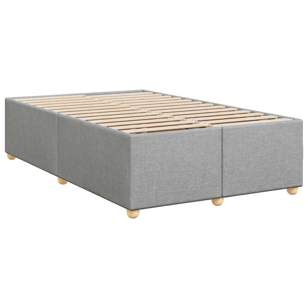 Letto box spring con materasso Grigio Chiaro 120 x 190 cm 3452373