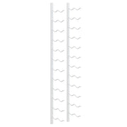 Portavini da Parete per 24 Bottiglie Bianco in Ferro CFW9196162