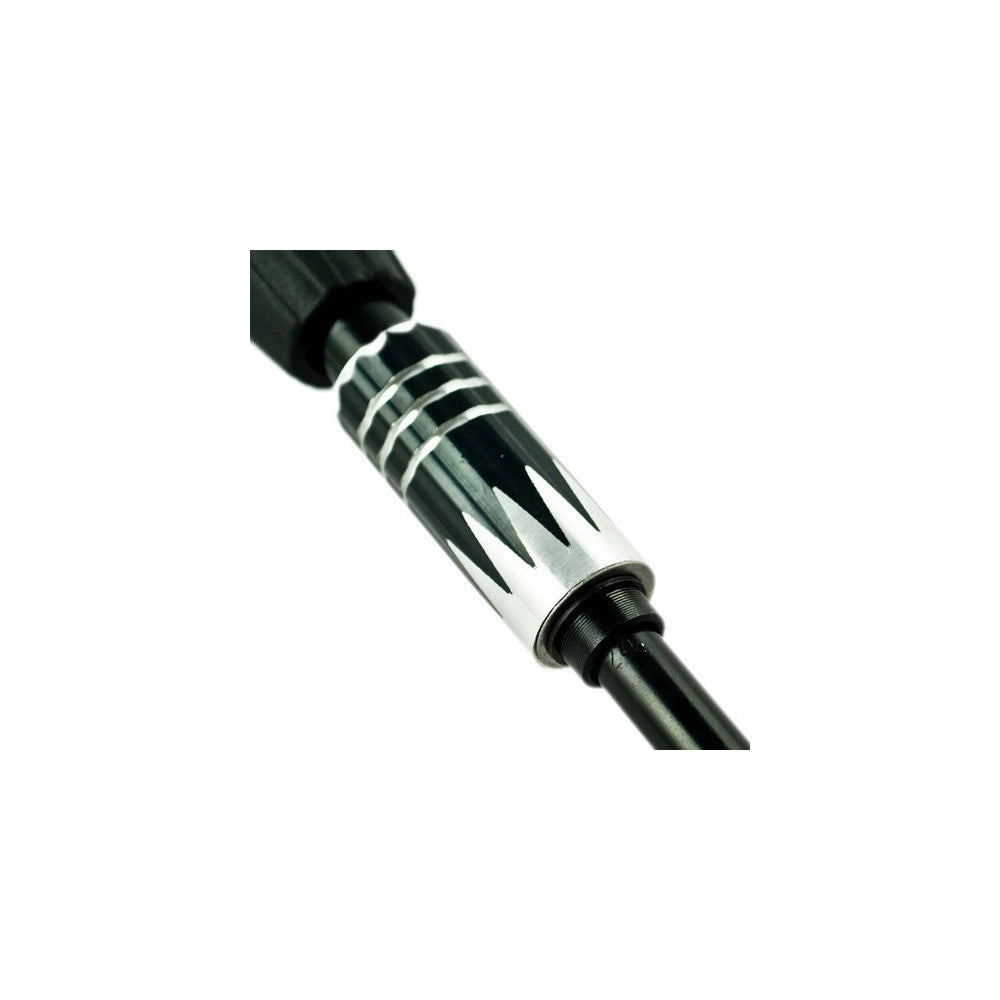 Trade Shop - Cavalletto Bici Supporto Bicicletta Laterale 1 Gamba Regolabile Piedi Bici Nero -