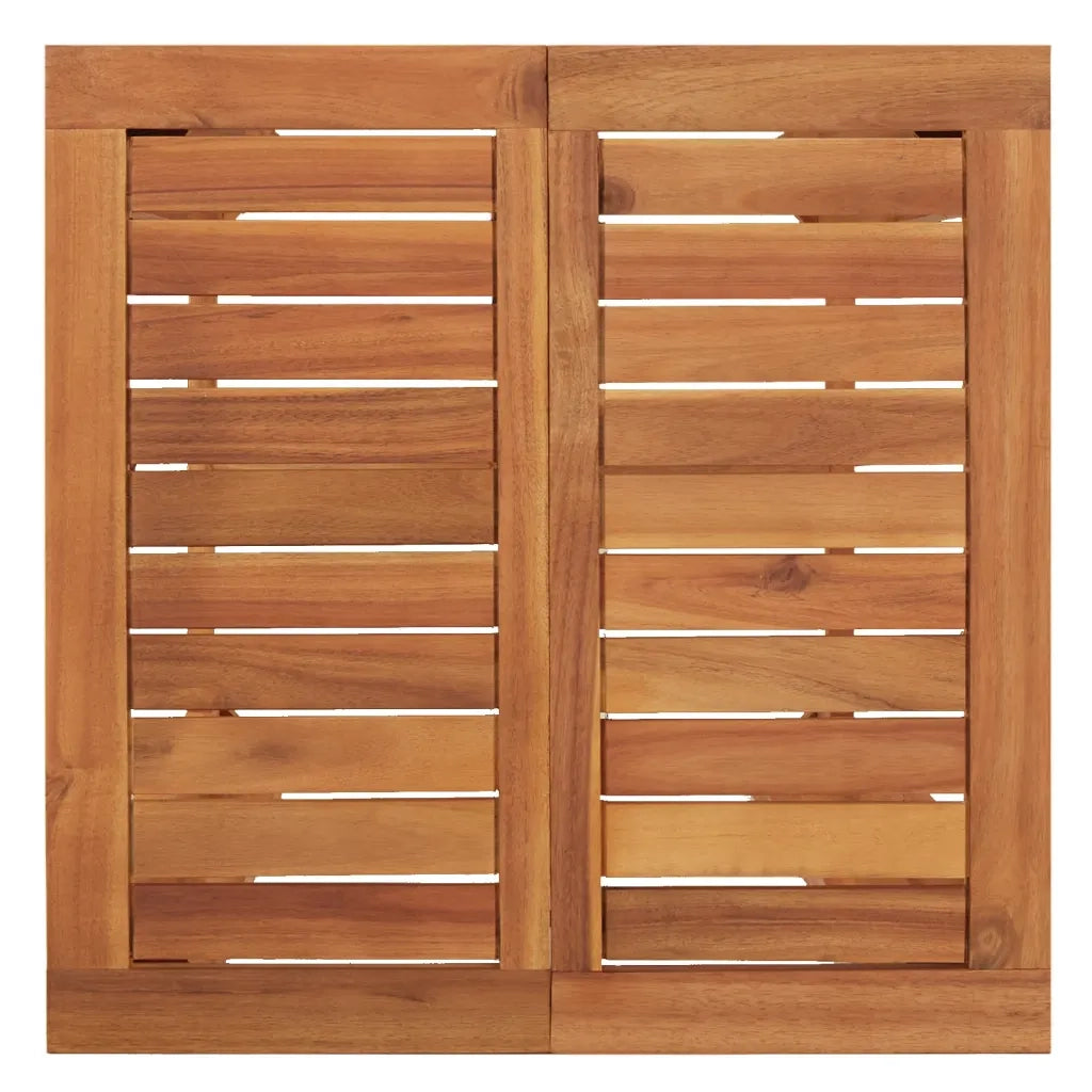 Set da Pranzo per Giardino 5 pz in Legno Massello di Acacia cod mxl 40040
