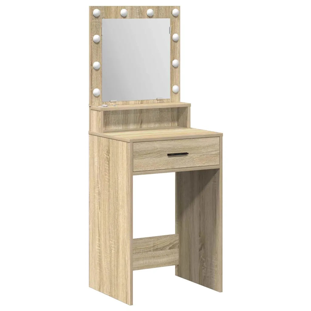 Tavolo da Trucco con cassetto Rovere Sonoma 50 x 41 x 135 cm 865093
