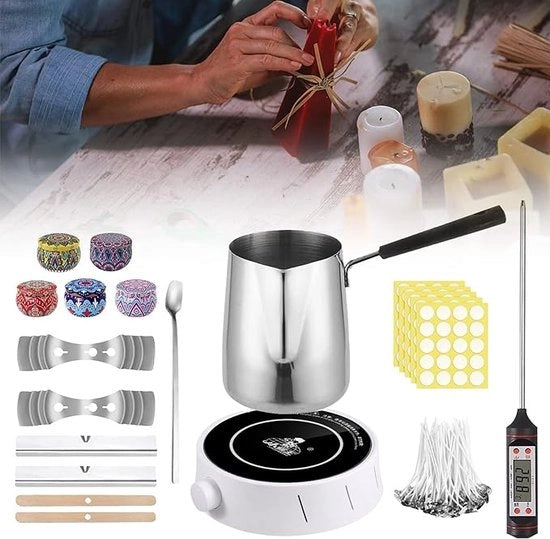 Set per creare candele profumate 
Set di creazione candele con istruzioni 
Kit di creazione candele profumate