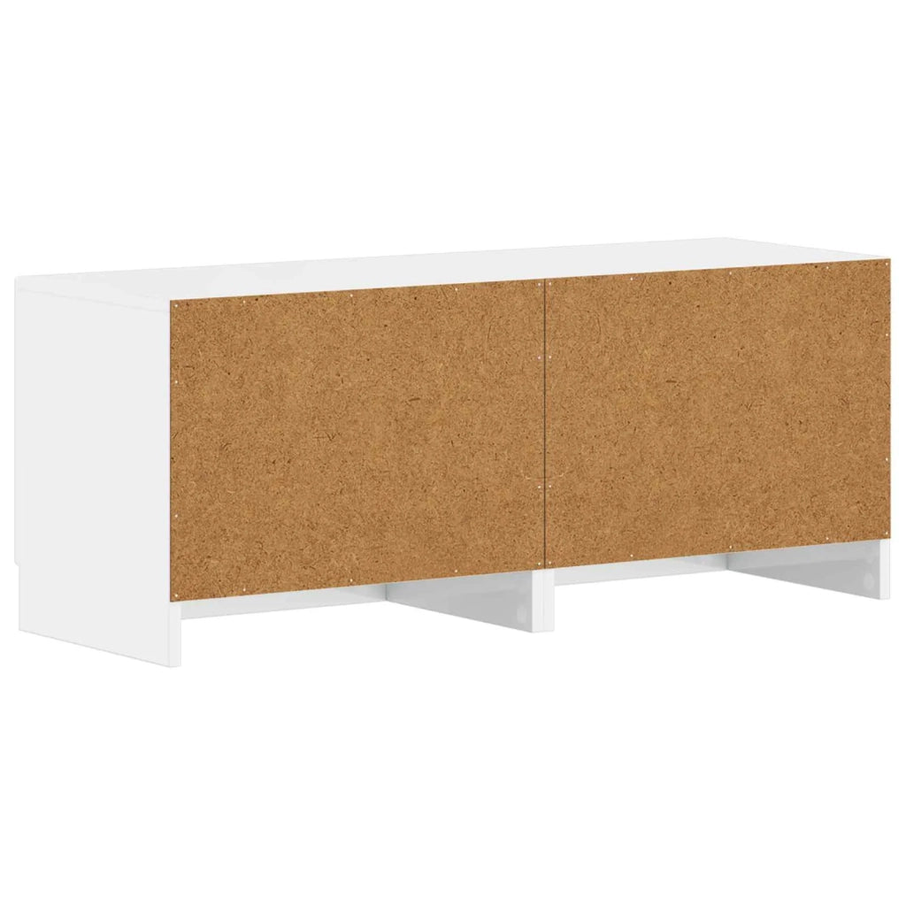 Mobile TV Bianco Lucido Legno ingegnerizzato 897779