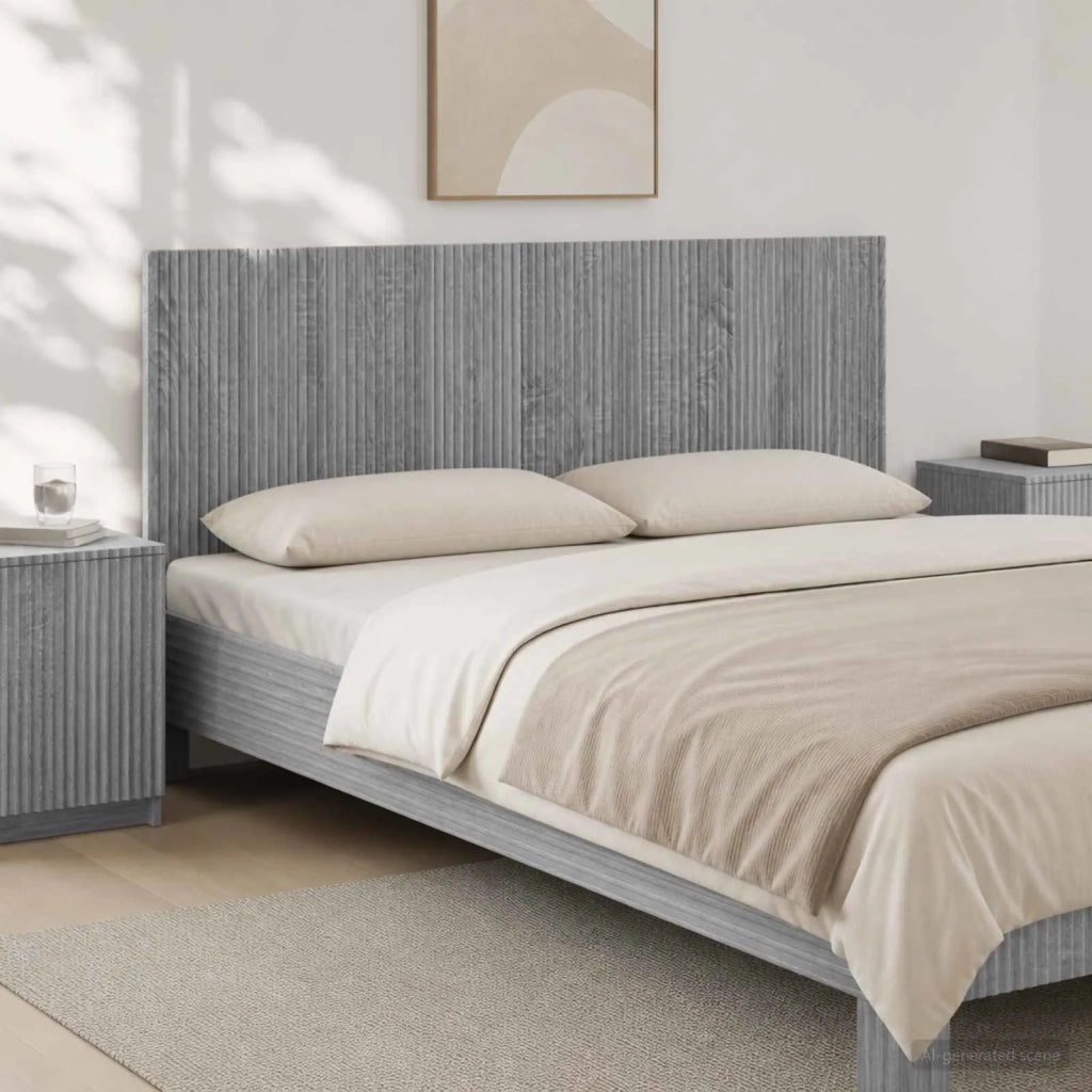 Testiera da Muro ARNHEM Sonoma grigio Legno ingegnerizzato 896751