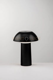 LAMPADA DA TAVOLO LED MYKES NERA 4,5W 300LM CCT 3000K / 4000K / 5000K DIMMERABILE 16X21CM