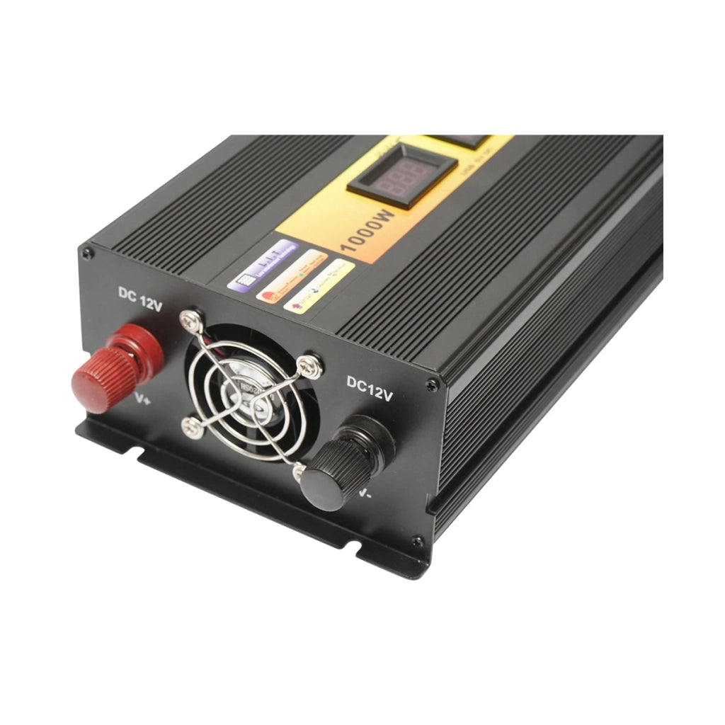 Inverter 12V-220V 1000W LCD con USB