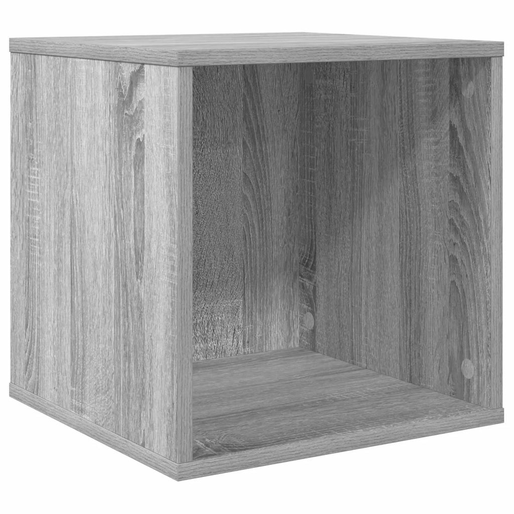 Scatola per album in vinile Sonoma grigio 37 x 36,5 x 38 cm 8012852