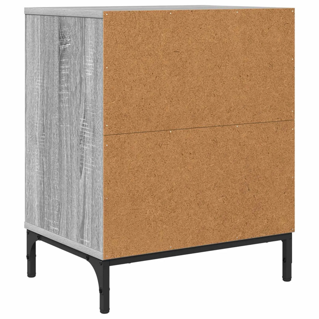 Armadio da Notte 2 pcs Grigio sonoma 49 x 36 x 61 cm 883487