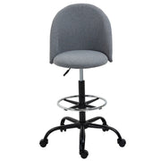 Sgabello da ufficio regolabile in altezza 105-125 cm ¨C Xylo ¨C grigio lino