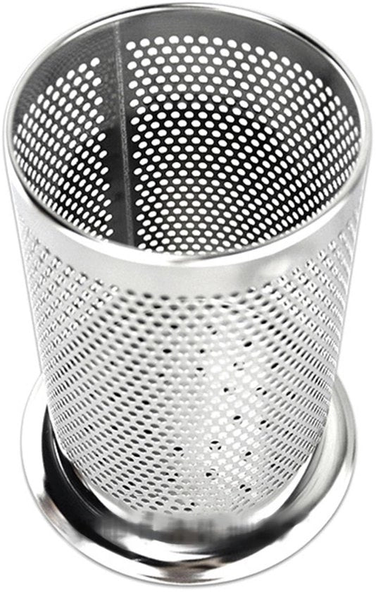 Supporto per Spiedini in Acciaio Inossidabile - Sostegno Multifunzionale per la Cucina - Asciugacapelli - Con Fori Circolari - Progettato per un' Alta Igiene - Fessure Respiranti - Accessori da Cucina