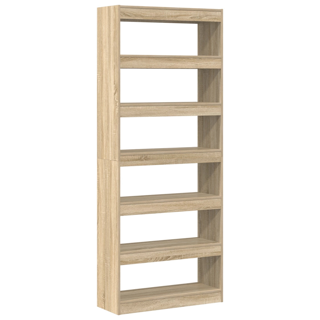Libreria in Rovere Sonoma Legno ingegnerizzato 80 x 30 x 198 cm