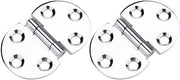 Scharniere a 180 gradi in rame - Placca di riparazione per scharniere - Scharniere per porte - Scharniere a molla - Scharniere di alta qualità - Dimensioni 45 x 30 x 1,5 mm - Scharniere per porte