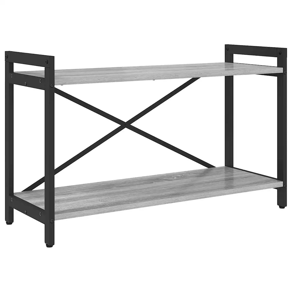 vidaXL Libreria Grigio sonoma 80 x 30 x 48.5 cm Legno multistrato