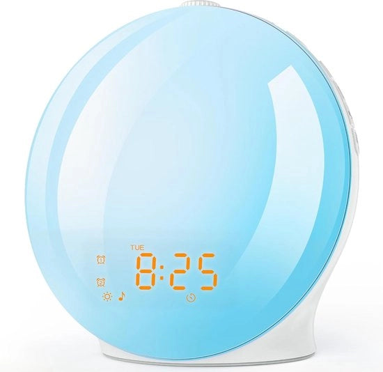 Alarme da Risveglio con Luce - sveglia digitale - sveglia con luce - radio sveglia con illuminazione