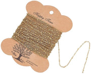 Catena satellitare in acciaio inossidabile - Accessorio creativo - 16 nodi - Ideale per collana e bracciale