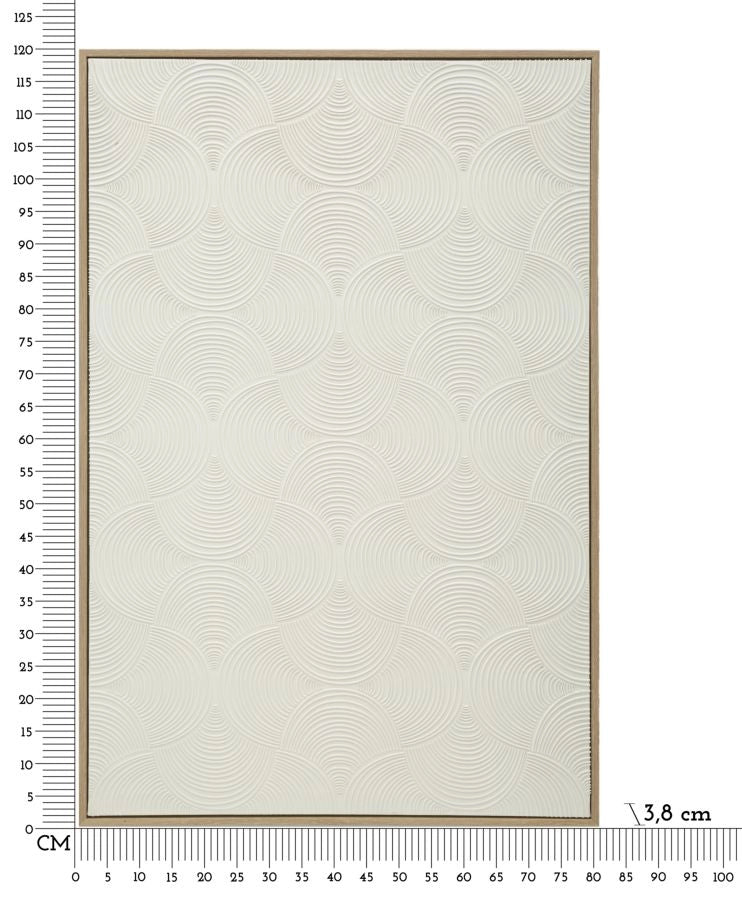 Dipinto su Tela Semplicity con Cornice 80x3,8x120 cm in Pino e Tela e Plastica