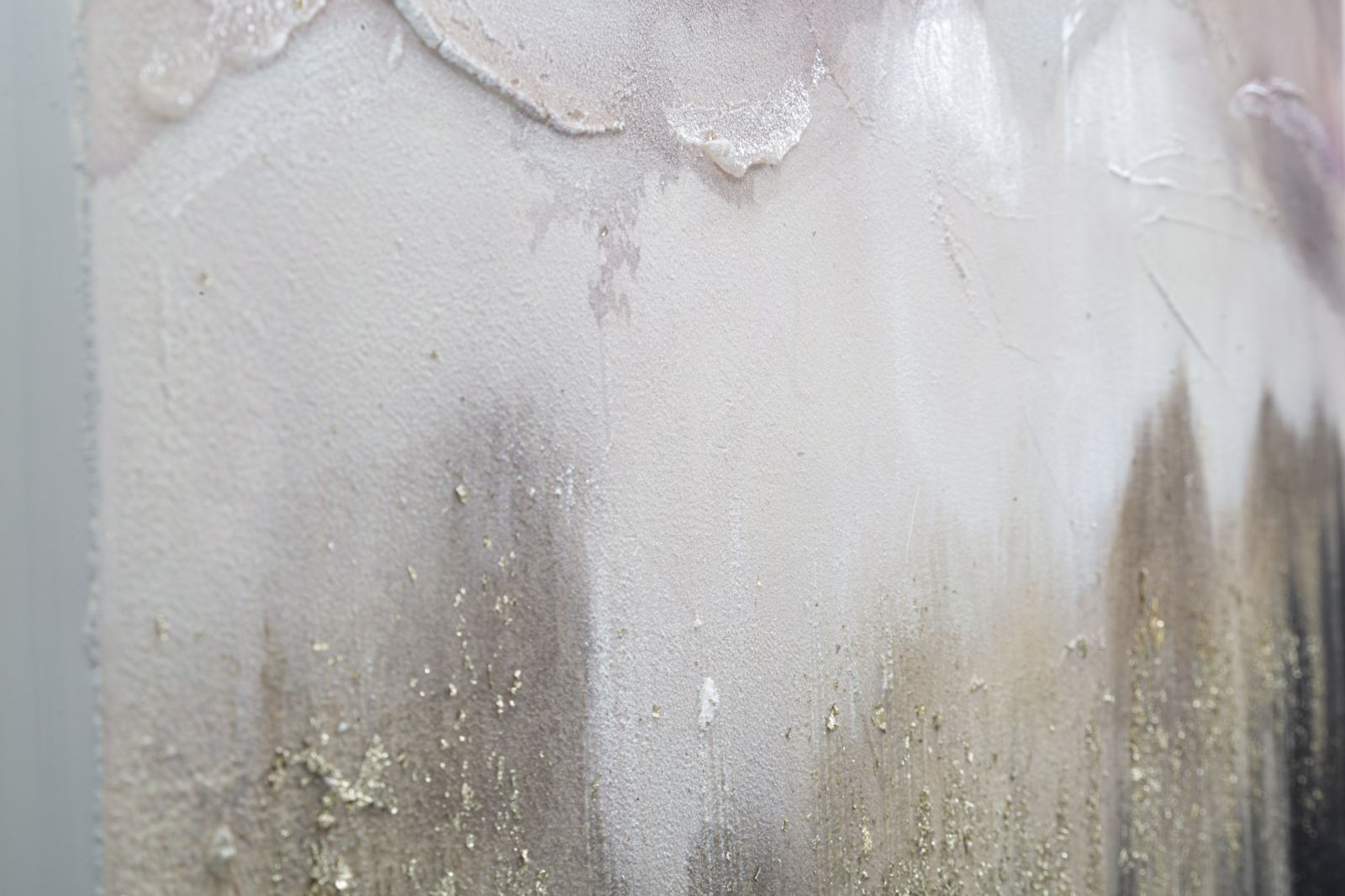 Dipinto su Tela Pink Mountain 80x2,7x60 cm in Legno di Pino e Canvas Multicolor