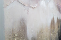 Dipinto su Tela Pink Mountain 80x2,7x60 cm in Legno di Pino e Canvas Multicolor