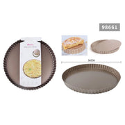 Trade Shop - Teglia Da Forno Per Crostate Torte Dolci Stampo Con Base Removibile 30 Cm 98661 -