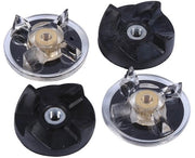Set di sostituzione per basi di stand - 2 ruote in gomma - 2 acceleratori in plastica - compatibile con Magic Bullet - diametro 3-3,2 cm - altezza 1 cm - parti di blender