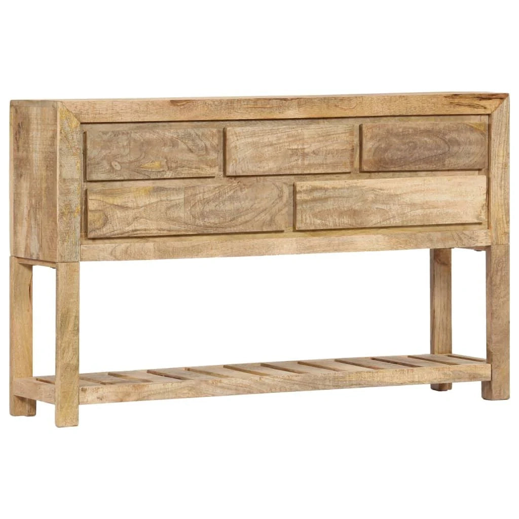 Buffet credenza mobiletto consolle mobile contenitore 120 cm legno massello di mango 4402254