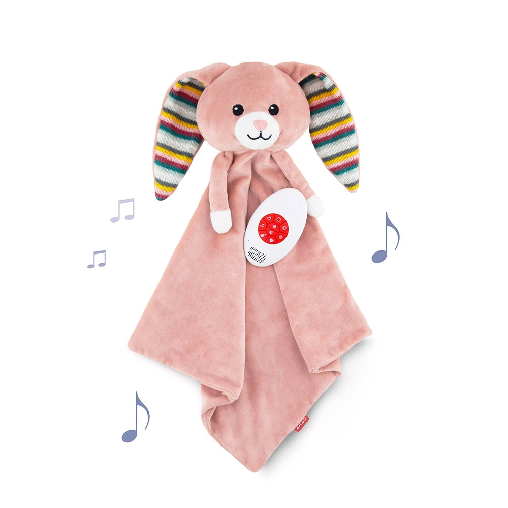 Copertina Peluche Coniglio Caldo Abbraccio 50x40x10 cm con Melodie